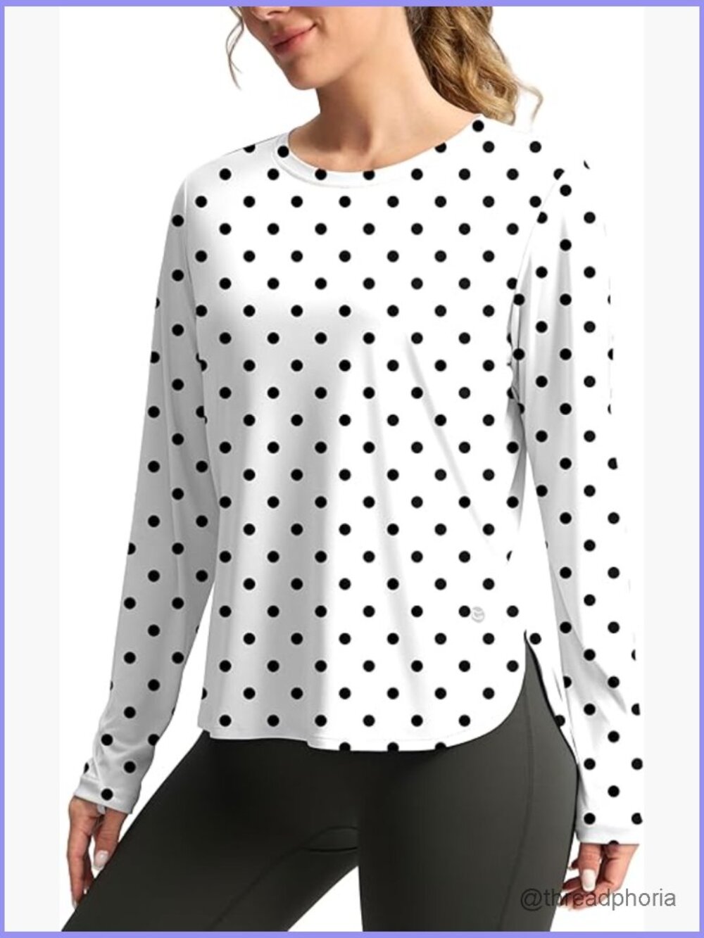 UPF 50+ Long Sleeve Sun Shirt Lightweight Quick Dry Hiking Workout Top